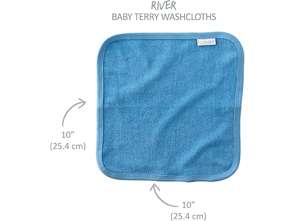 Butterblu River 10-Pack Baby Terry Washcloths