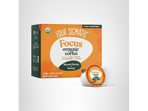 24Ct Four Sigmatic Mushroom Coffee K-Cups