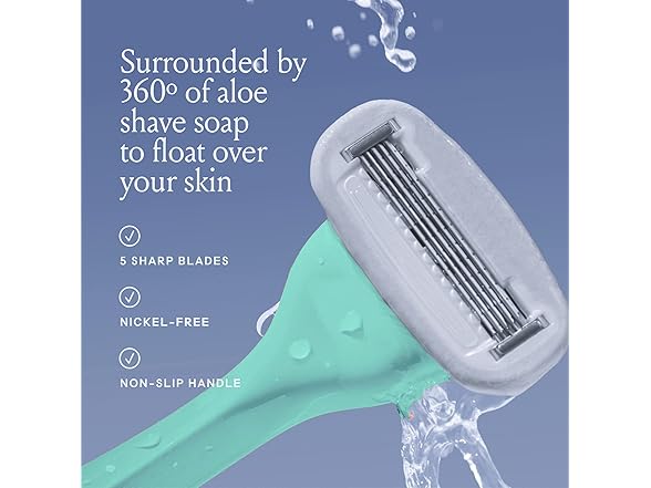 Billie Women’s Razor Refill Blades – 4 Count (Pack of 1)