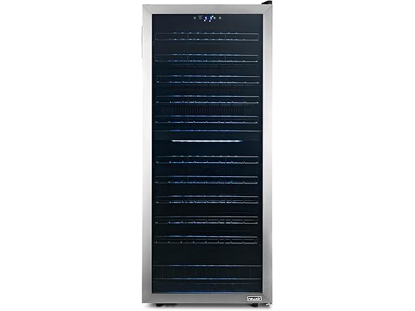 NewAir Freestanding Dual Zone Wine Fridge - 98 Bottle