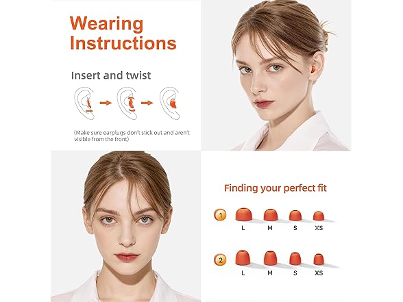 Phegittg G5 Noise Cancelling Earplugs