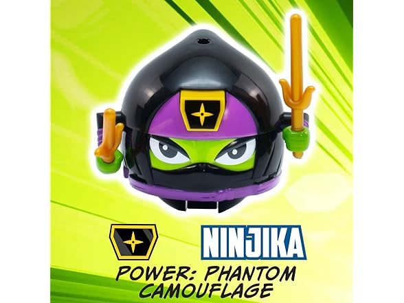 Toy Ninja, Rolling Colorful Ball Character
