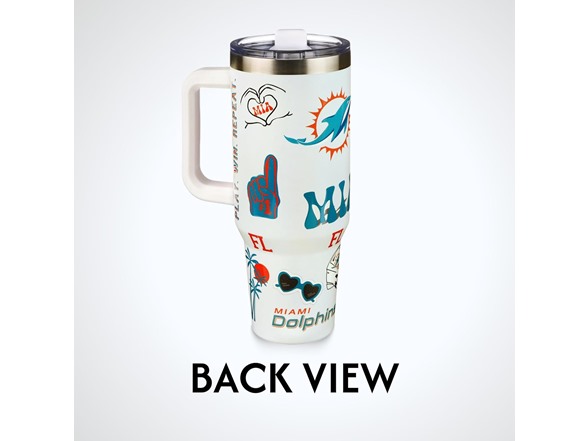 MIAMI DOLPHINS 46oz Game Day Tumbler