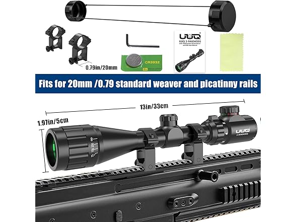 UUQ 3-9x40AO-32AO Rifle Scope