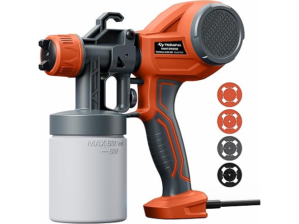 TILSWALL Alien500 HVLP Paint Sprayer Orange