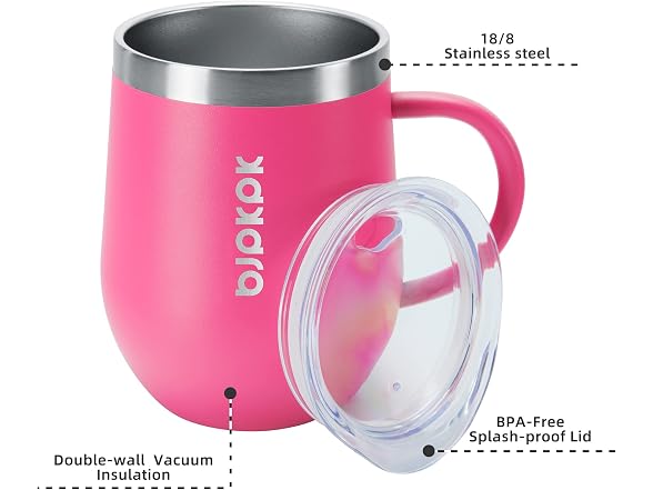 BJPKPK 2PCS Insulated Coffee Mug