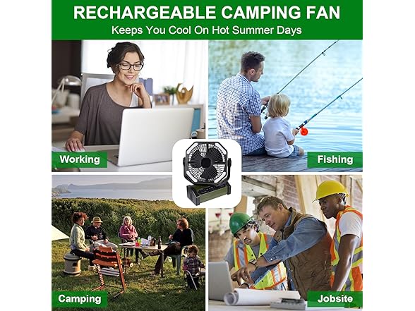 TUIAIAO Portable Rechargeable Fan
