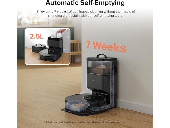 Roborock Q80ULL-BLACK ROBOROCK Q8 MAX+ ROBOT VACUUM