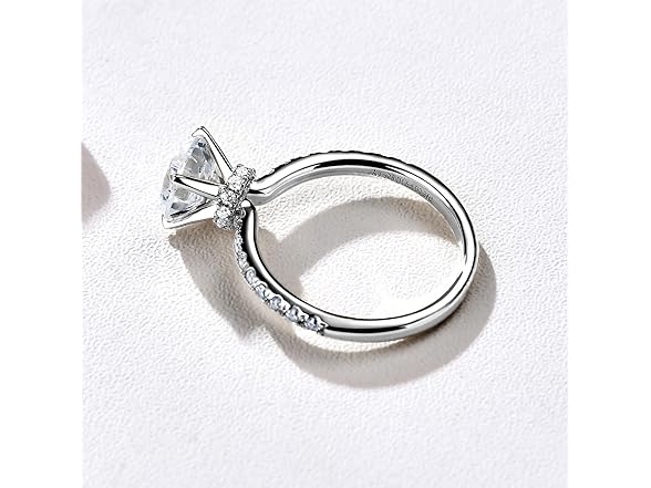 Blueeve Moissanite Engagement Ring Size 7