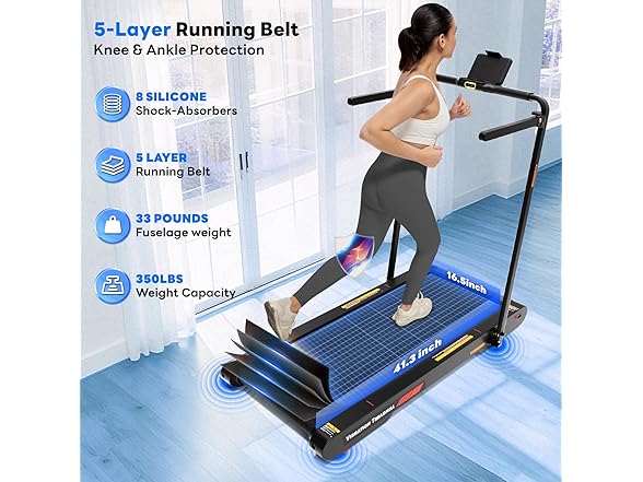 Sperax Walking Pad Under Desk Treadmill for Home Office,Slim (Open Box)