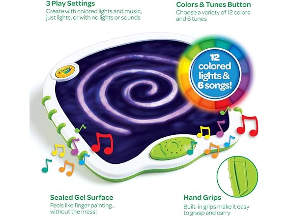 Crayola Toddler Touch Lights, Musical Sensory Toys