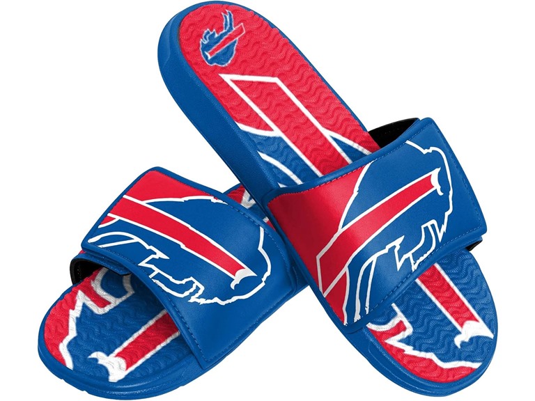 BILLS Mens Big Logo Gel Slides