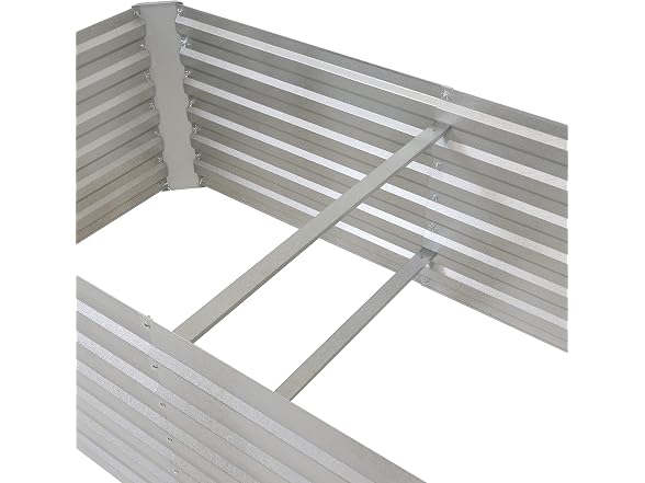 Sunnydaze 71" x 35" Metal Raised Garden Bed