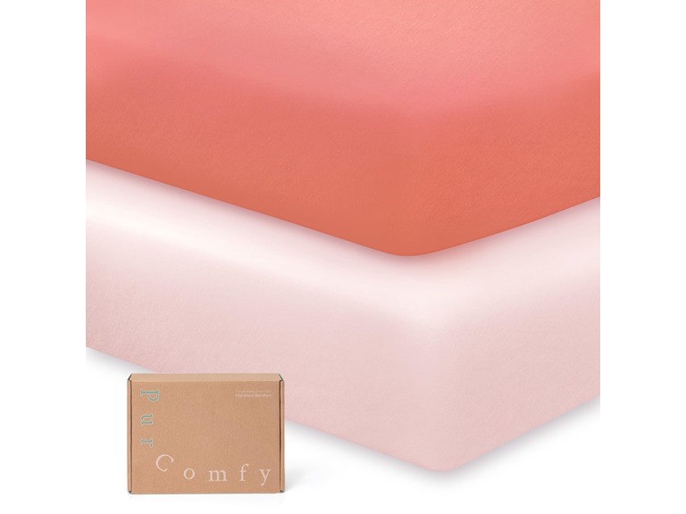 PurComfy Supersoft Crib Sheets