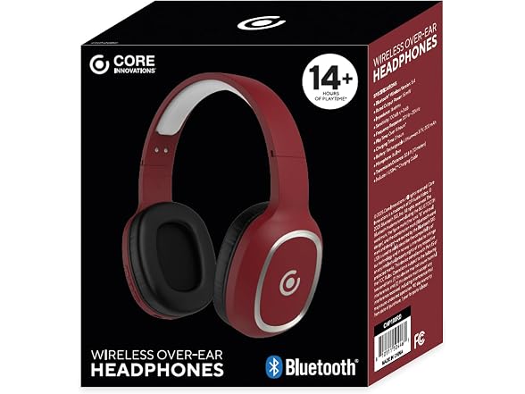 Core Innovations Wireless Over-Ear Headphones.