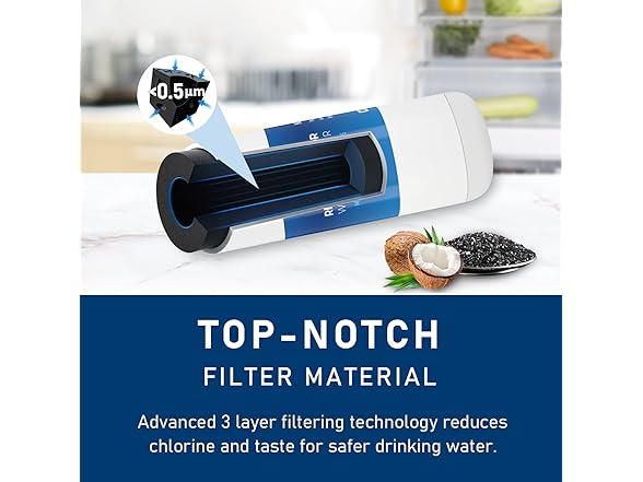 TEEHAY Water Filter 2-Pack