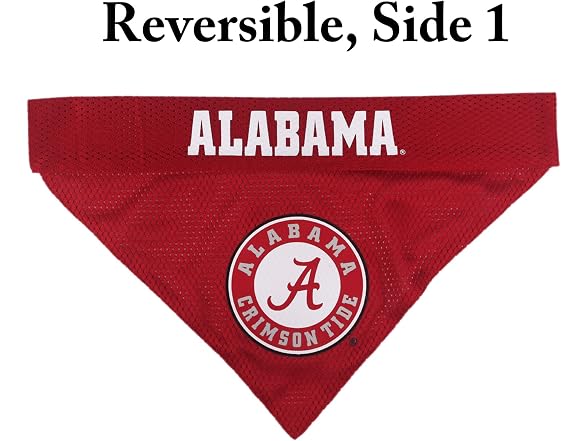 Pets First Collegiate Pet Accessories, Reversible Bandana