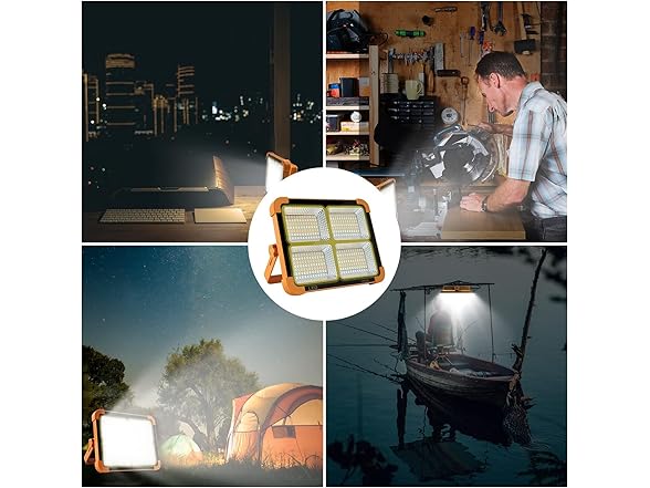 Hakol Portable LED Work Solar Light 100W 1650mAh