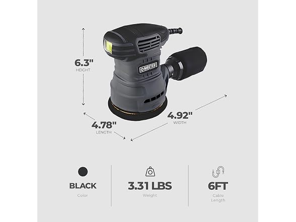 Master Mechanic S1B-JM-17 Random Orbital Sander