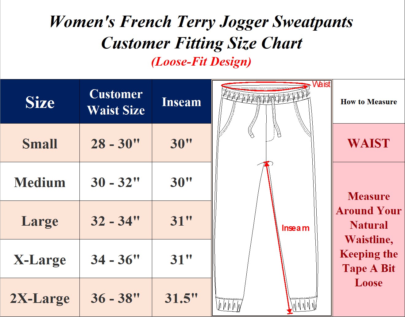 4 Pack Womens French Terry Joggers - Gallery 8