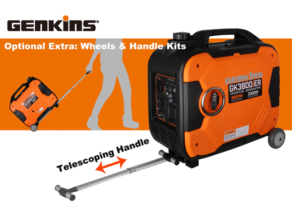 Genkins GK3800iER 3800 Watt Portable Inveter Generator