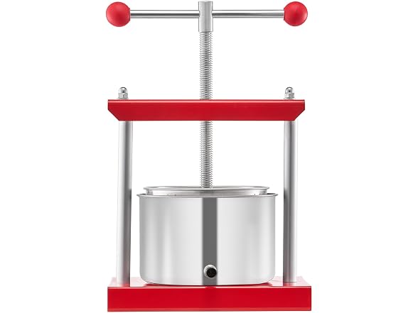 Fruit Wine Press, 0.88 Gallon/3.36L, 2 Stainless