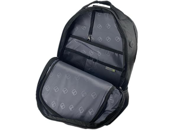 Tucci Italy T0566-17.7in-BLK TUCCI Italy-CITY RIDER BACKPACK