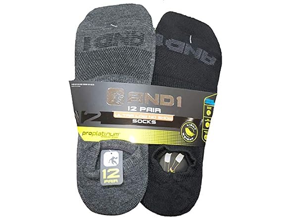 And1 Men (6-12.5) Colors Weight ProPlatinum Socks