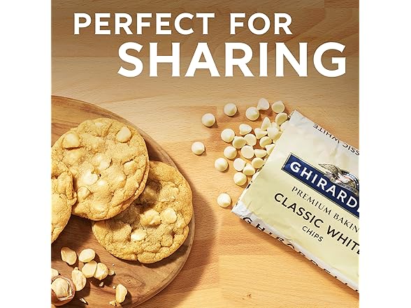Ghirardelli Classic White Choc Chips 11o