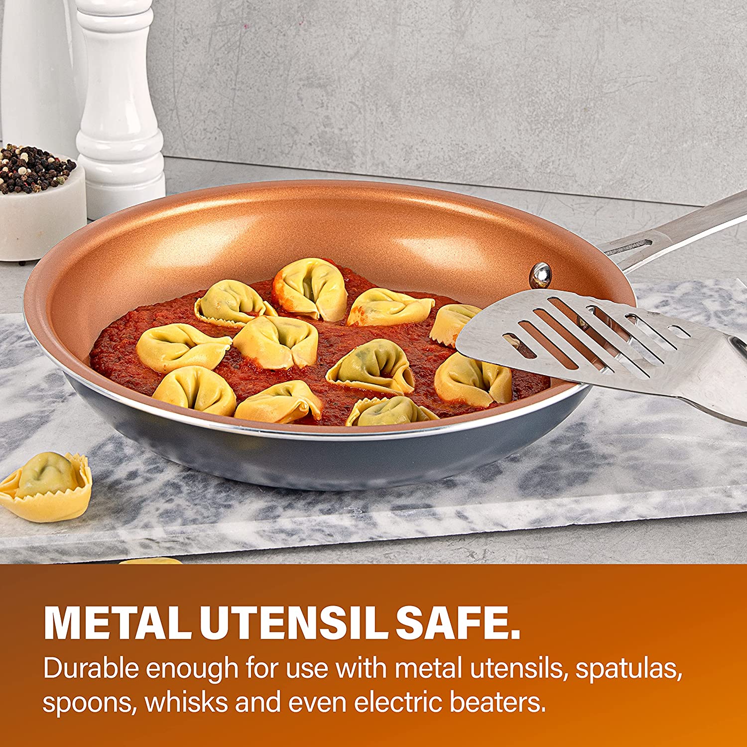 1, 2 or 3-PK Diamond 12" Skillet - Gallery 13