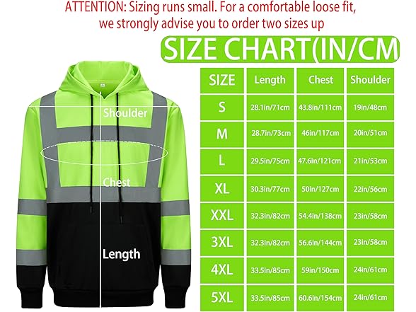 Ousafeve Men's ANSI Class 3 Vest