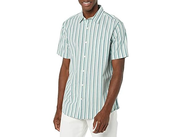 Amazon Essentials Men Short-sleeve Stretch Shirt