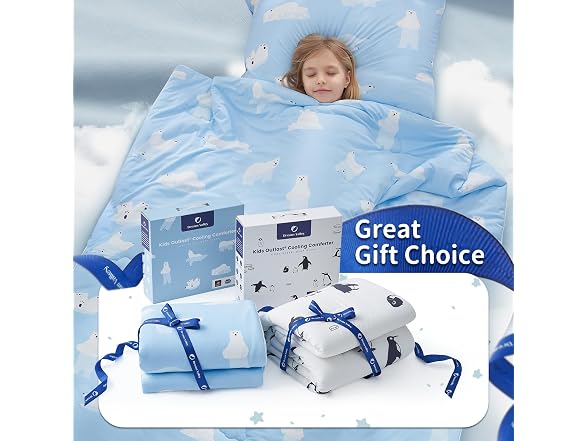 Dream Valley Cooling Kids Blanket Set