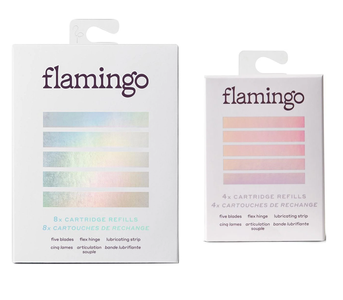 Flamingo 12ct 5-Blade Refills for Women - Gallery 2