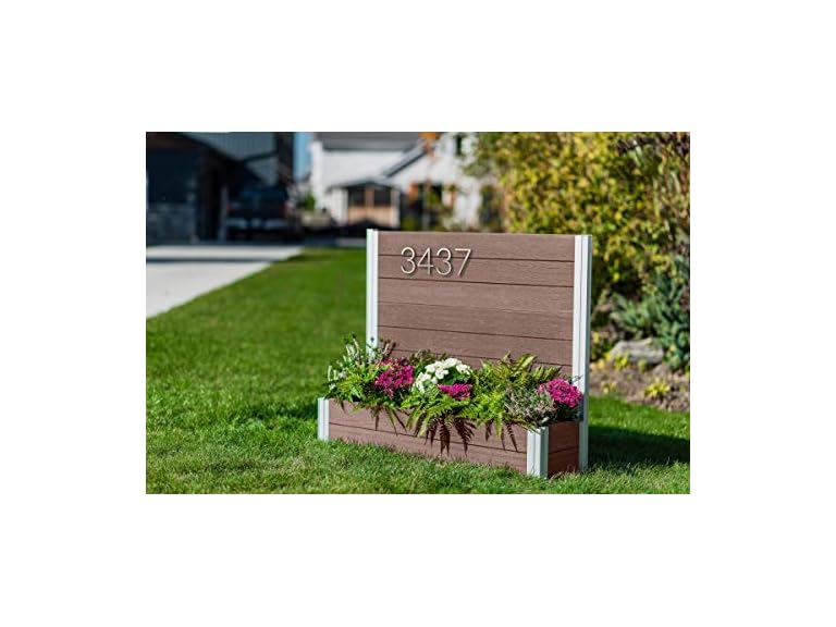 VITA VT17529 Urbana Address Sign Espresso Brown