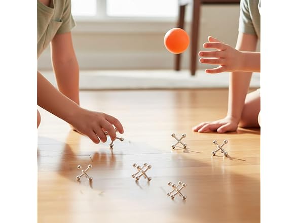 Metal Jacks With Ball - 12 sets per unit