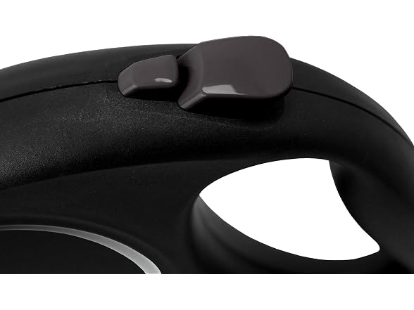 Flexi Black Design Tape Black Retractable Leash