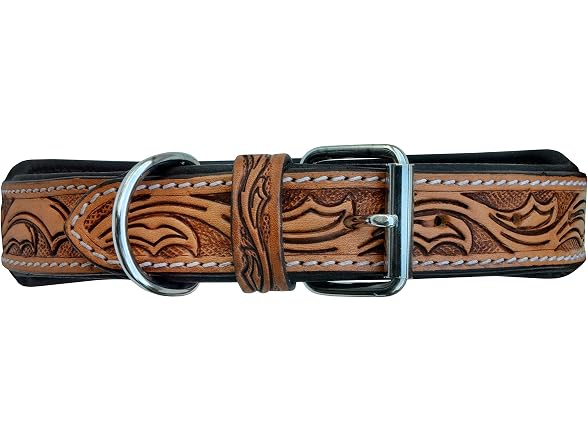 Affilare Leather Dog Collar Western Style He
