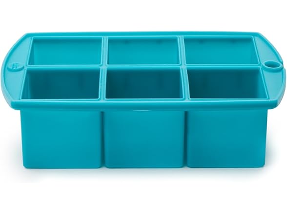 Tulz Mega Ice Block Tray, Silicone, Teal