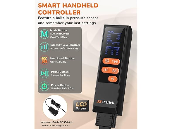 Leg Massager with Heat and Compression