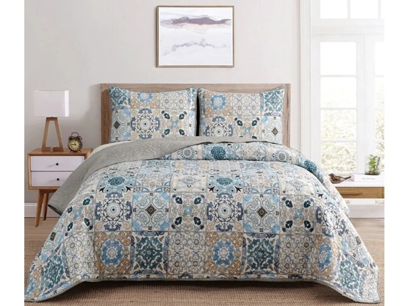 Blue Patchwork Tile
