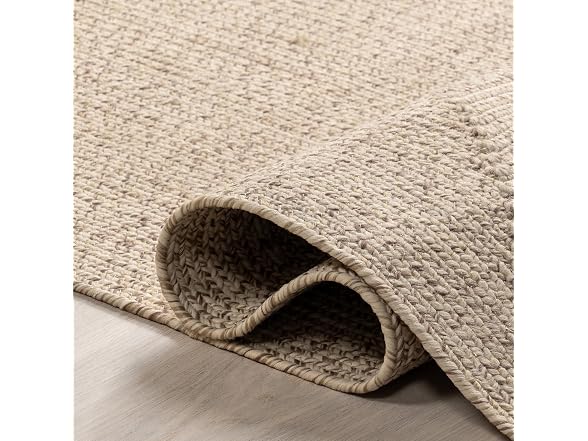 nuLOOM 2x16 Solid Hand Braided Rug Tan