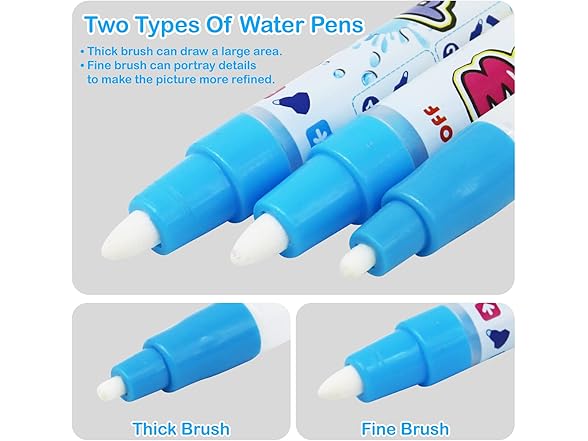 Jasonwell Aqua Water Doodle Mat 31"x31" Alphabet