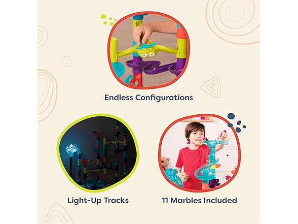 B. toys – Marble Run STEM Toy Set