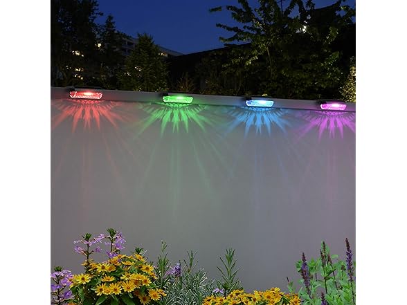16 Pack Solar Step Lights (RGB)