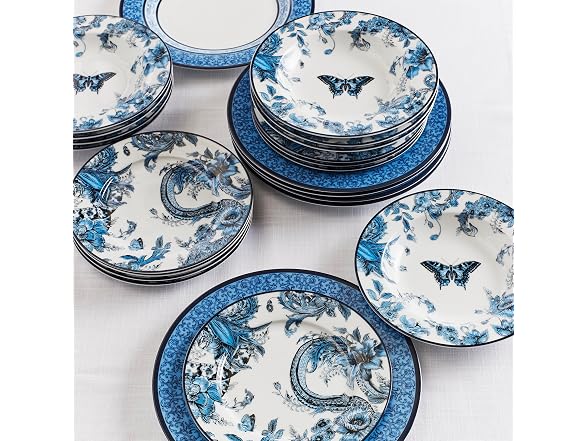 Marchesa Monarcha 4-Piece Salad Plate  Blue