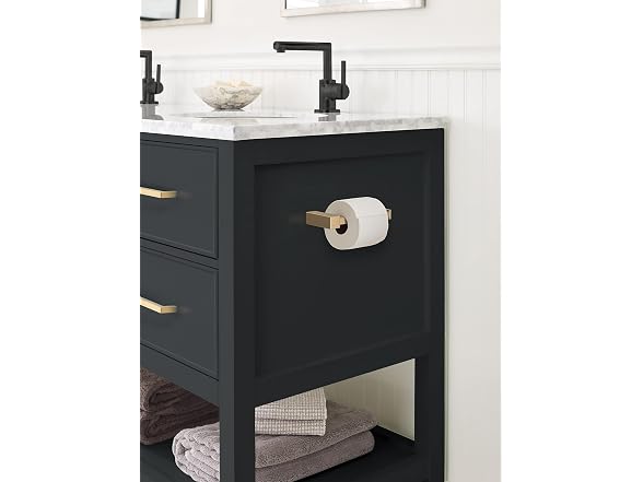 Amerock Monument 5-7/8" Champagne Bronze Toilet Paper Holder