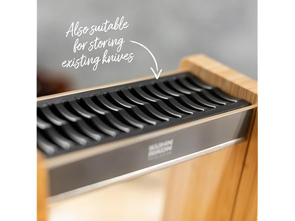 Kuhn Rikon ICED Bamboo Knife Block