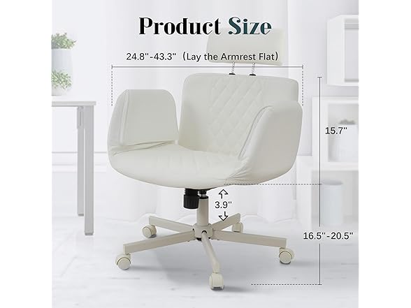 Azaeahom Wide Office Chair