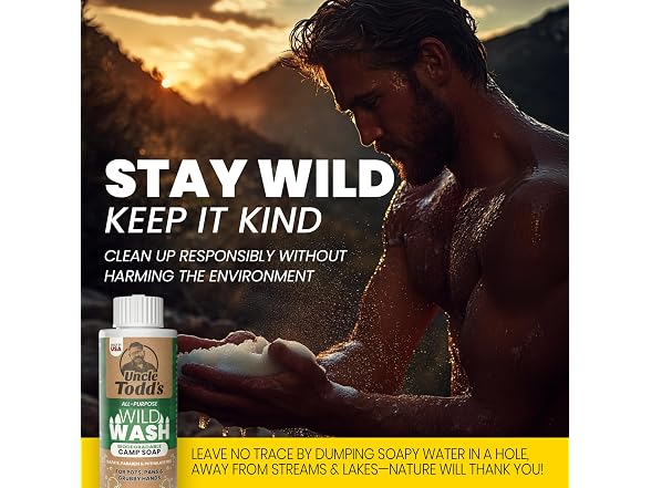 Uncle Todd's Wild Wash Biodegradable Soap
